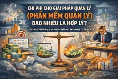 Chi phí cho giải pháp quản lý (phần mềm quản lý) bao nhiêu là hợp lý?