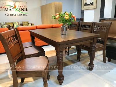 Bộ bàn ăn Mắt Xanh 5