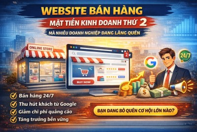 Website Bán Hàng – Mặt Tiền Kinh Doanh Thứ 2 Mà Nhiều Doanh Nghiệp Đang Lãng Quên