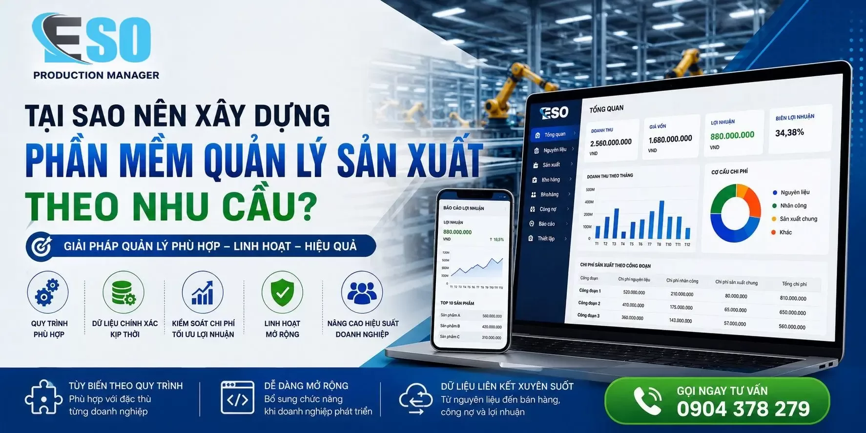 Xây dựng phần mềm quản lý sản xuất
