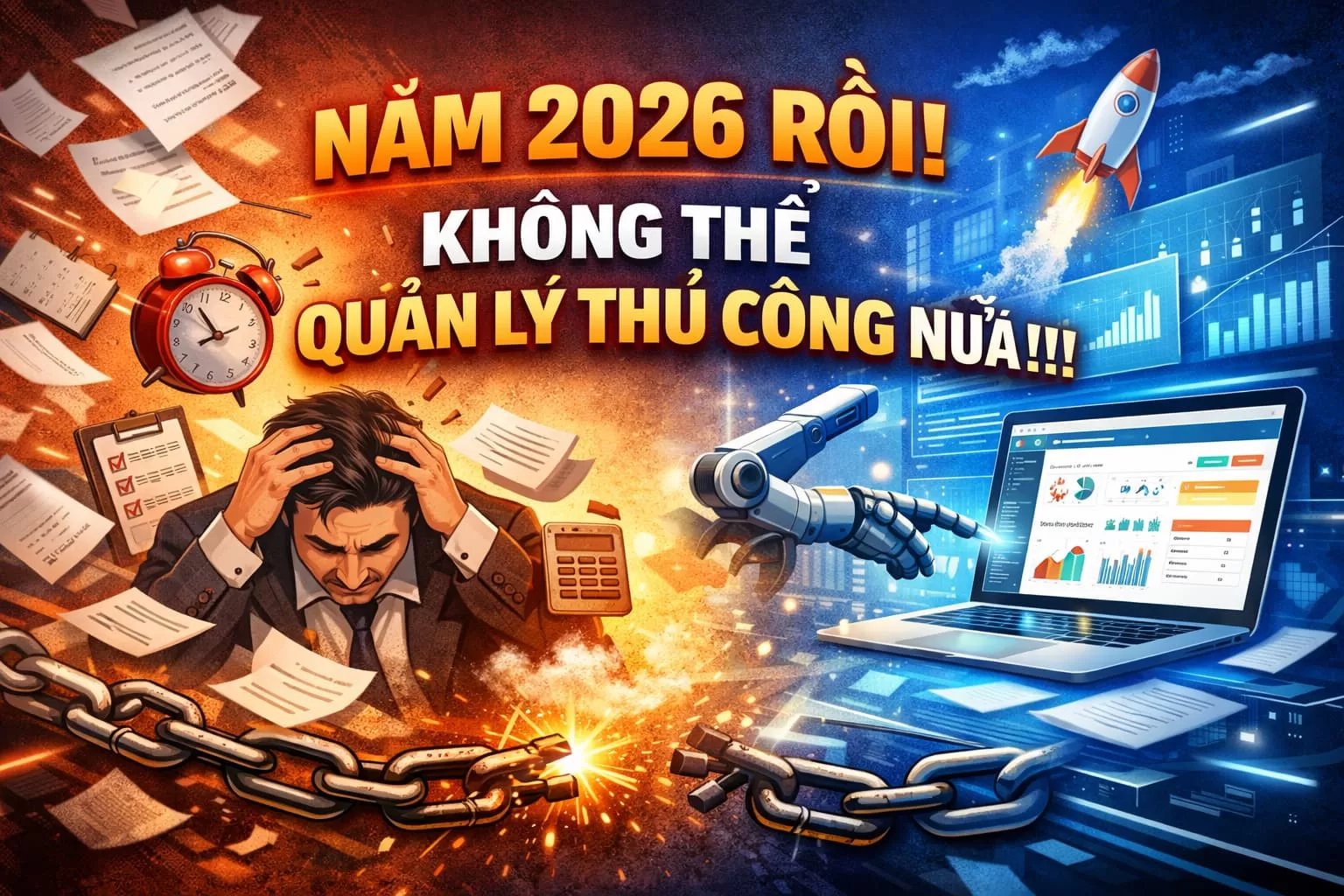 Không thể quản lý thủ công nữa!!!