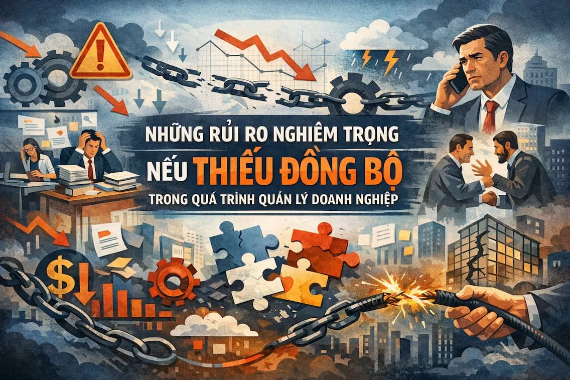 Rủi ro khi thiếu đồng bộ trong quản lý