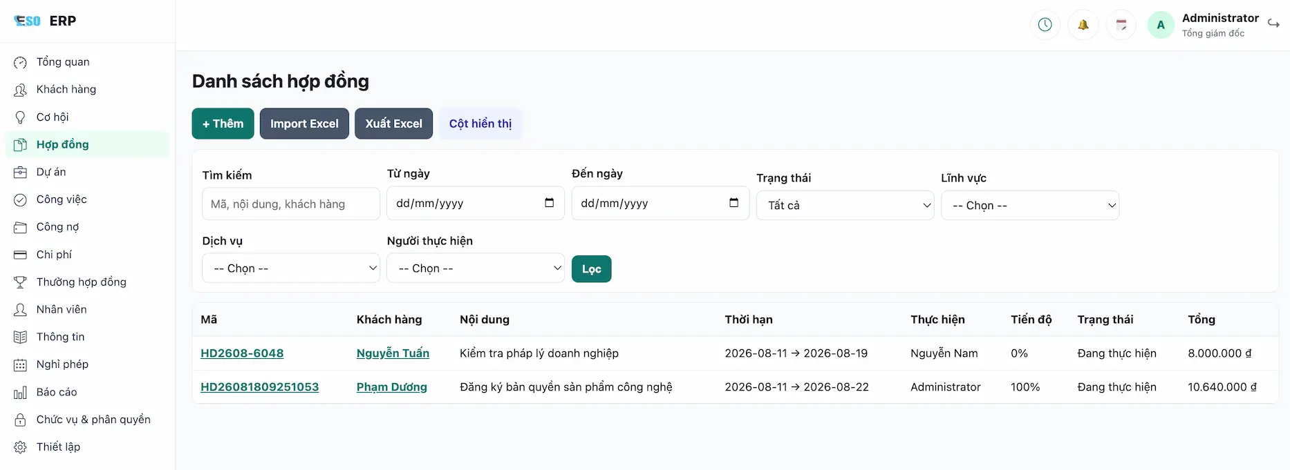 Quản lý chất lượng dịch vụ