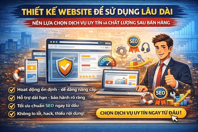 Thiết Kế Website Để Sử Dụng Lâu Dài